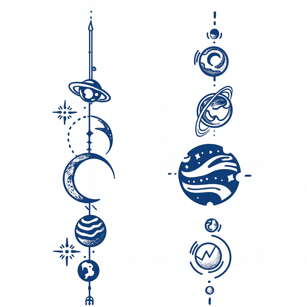 Cosmic Alignment 🌙🪐