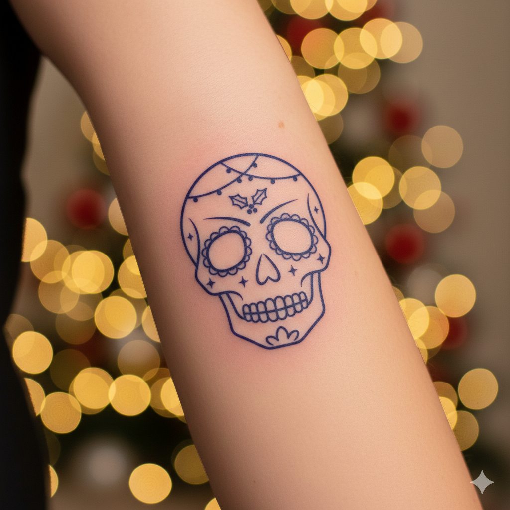 Crâne Mexicain Noël  🇲🇽