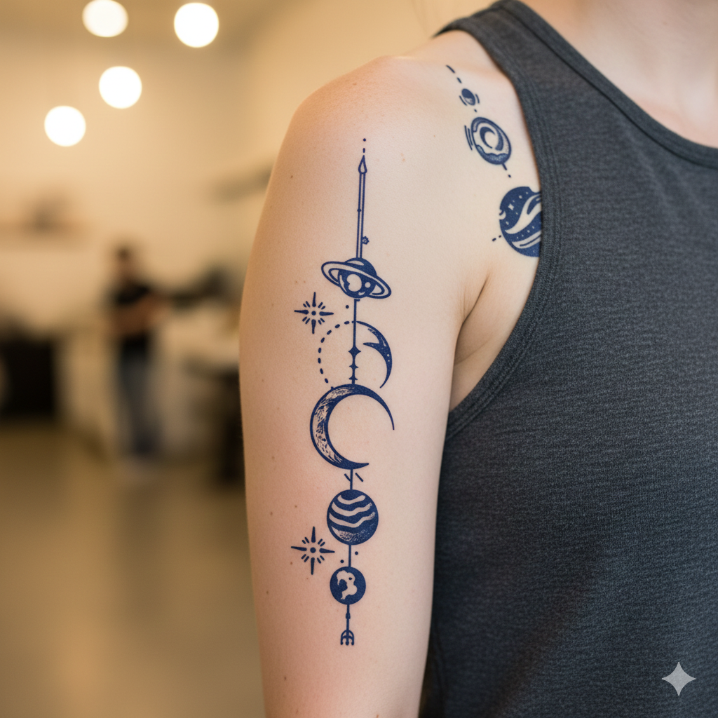 Cosmic Alignment 🌙🪐