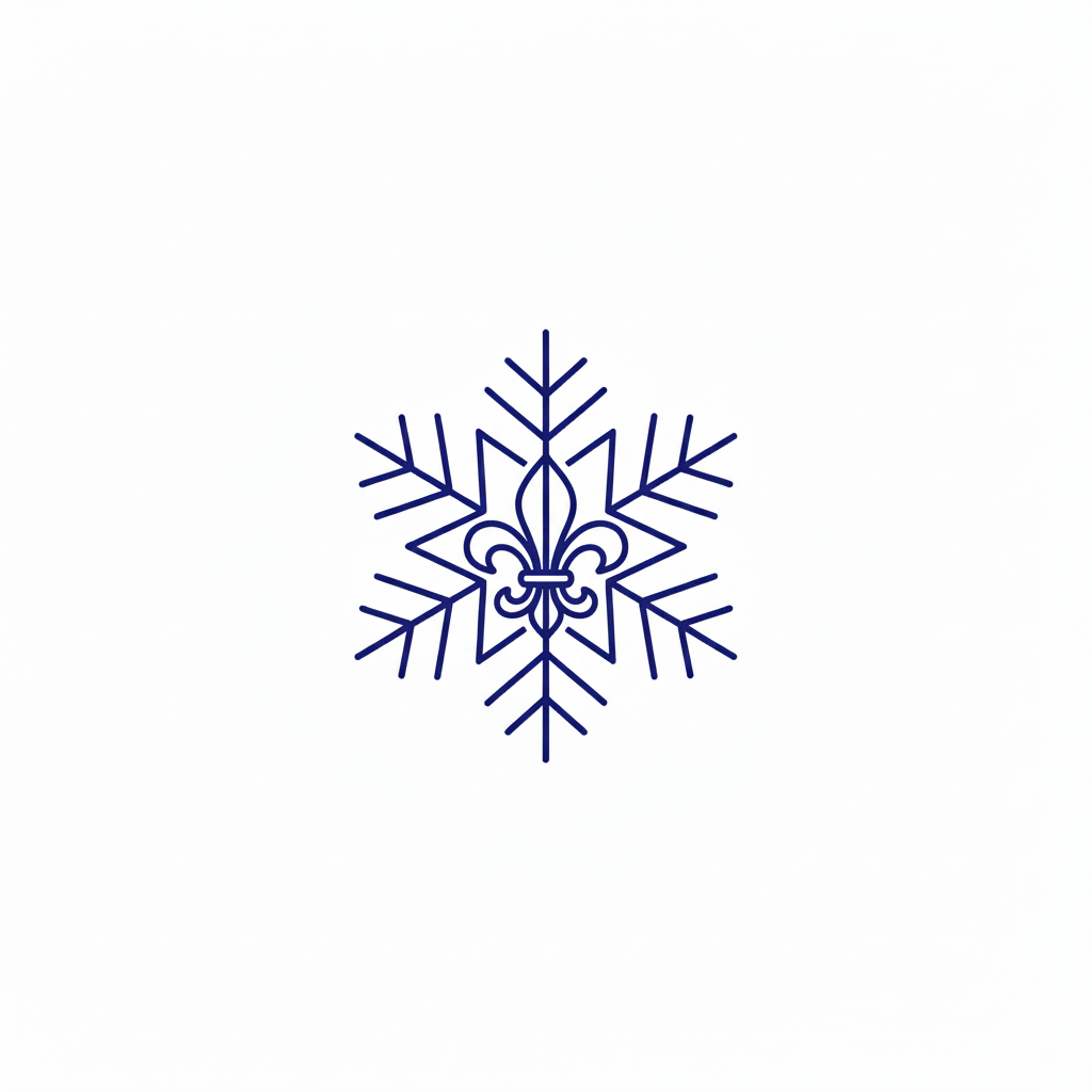 Flocon Fleur de Lys 🇫🇷