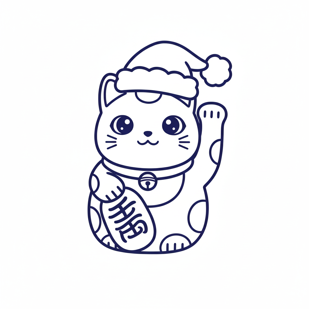 Maneki-neko Noël 🇯🇵