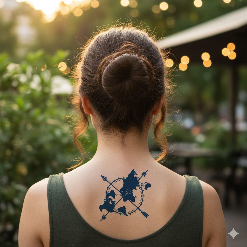 Arrow Compass Globe 🌍🏹