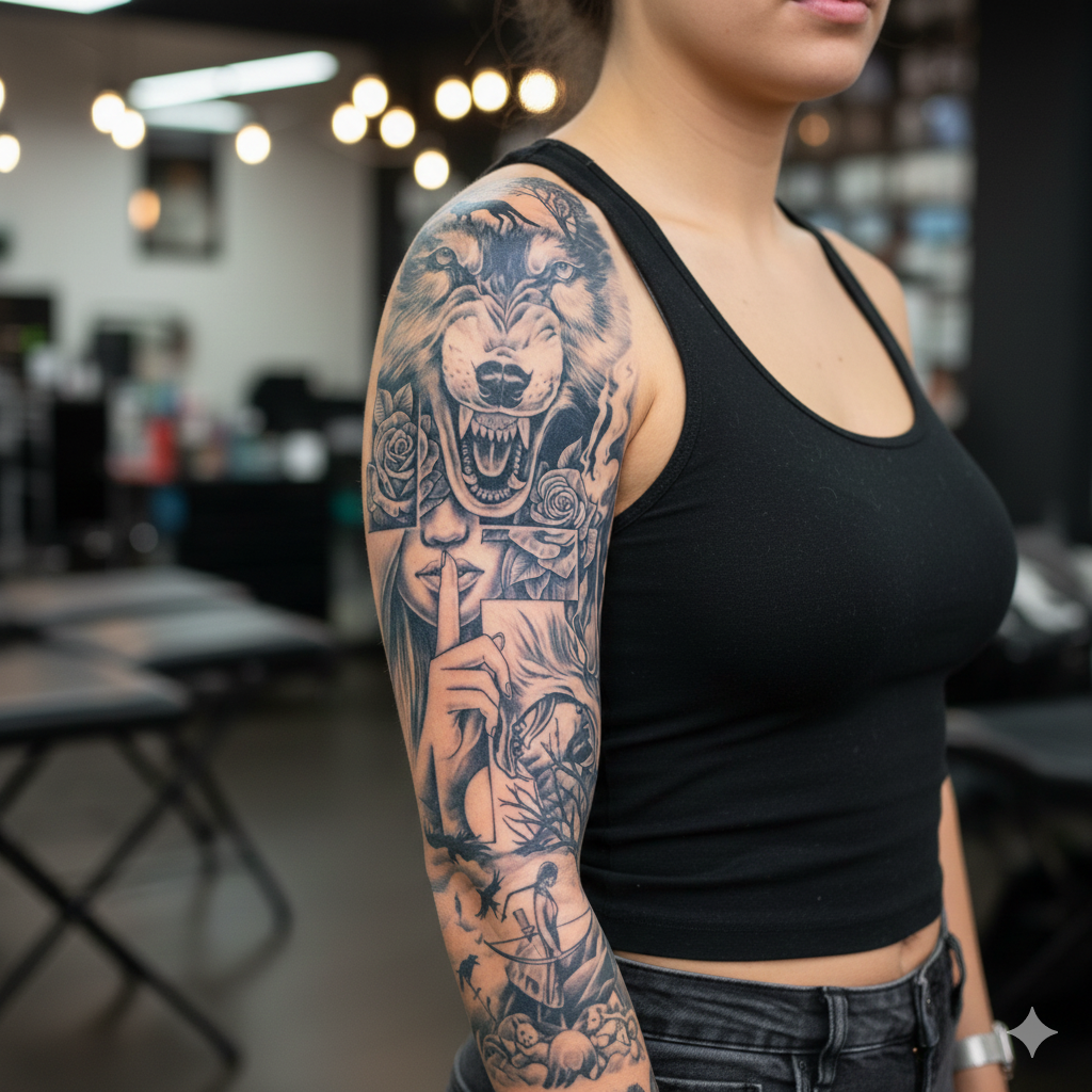 Silent Wolf Sleeve 🐺🌲