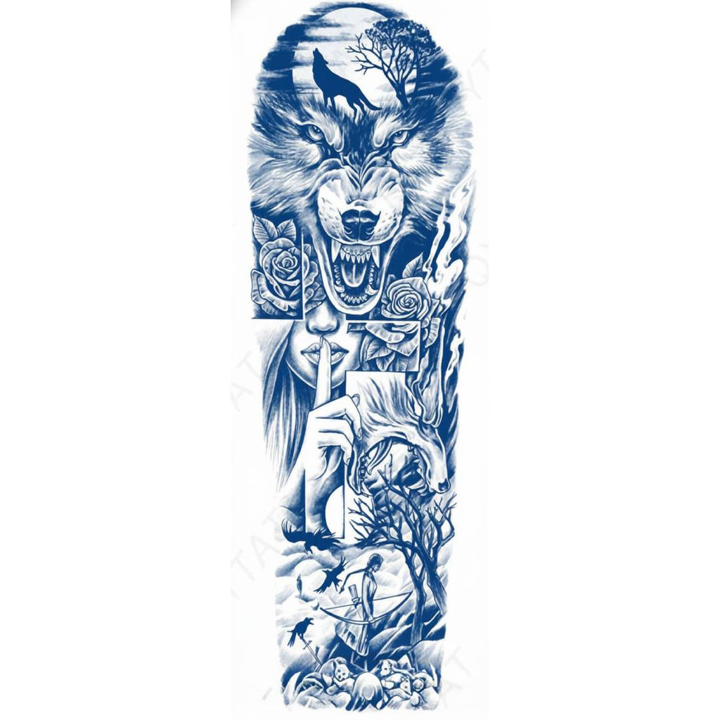 Silent Wolf Sleeve 🐺🌲