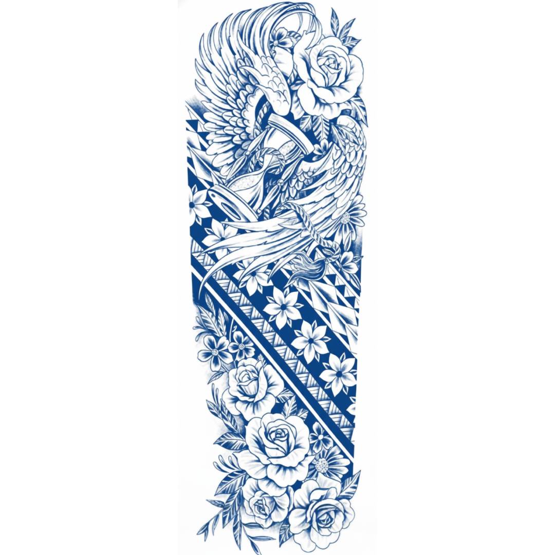 Guardian Bloom Sleeve 🕊️🌹